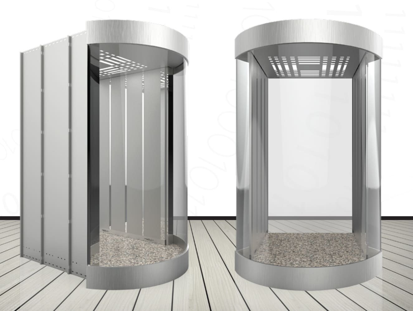 Elevator panaromic cabins