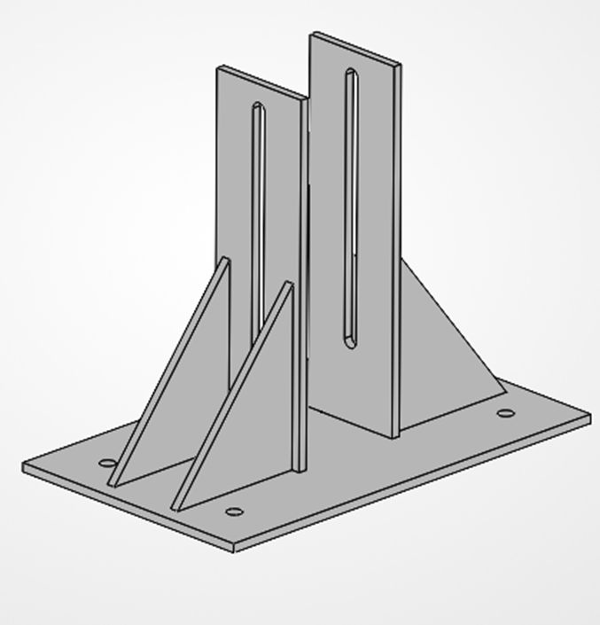 steel profile base support
