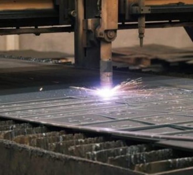 Plasma cutting steel machine