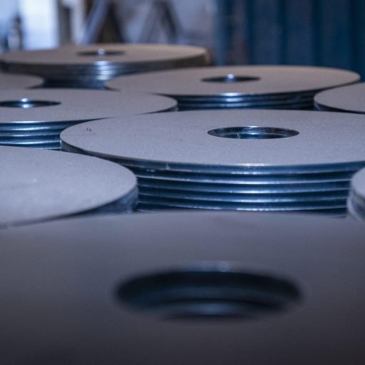 laser cut steel parts production